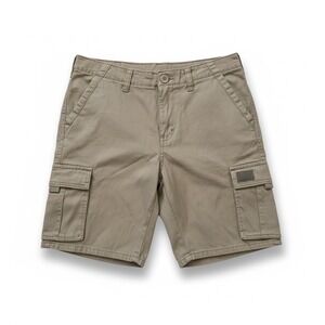 Levis Boys Relaxed Cargo Shorts Harvest Gold Khaki Size 14 91M381-Y16 NWT